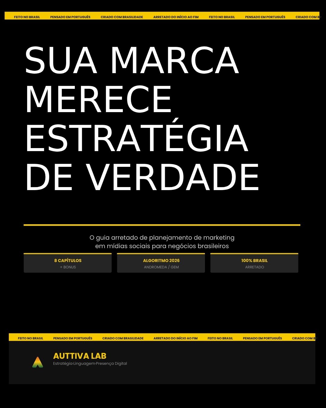 Capa do ebook Sua Marca Merece Estratégia de Verdade